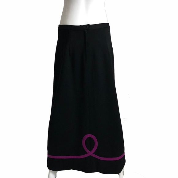 Vintage Maxi Skirt by Alex Colman California Mod Tulip Print Rare Graphic Floral - Picture 5 of 6